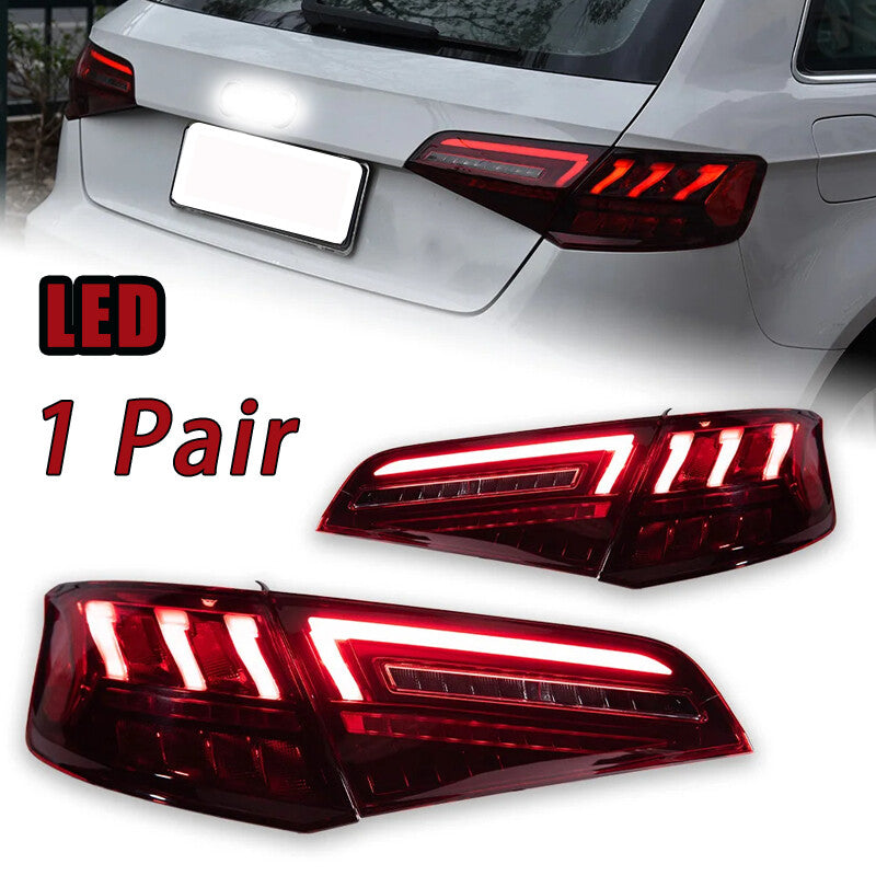 Applicable to for Audi A3 2013 - 2019 S3 Sportback Rear LED Taillights DRL Dynamic Signal Reversing
