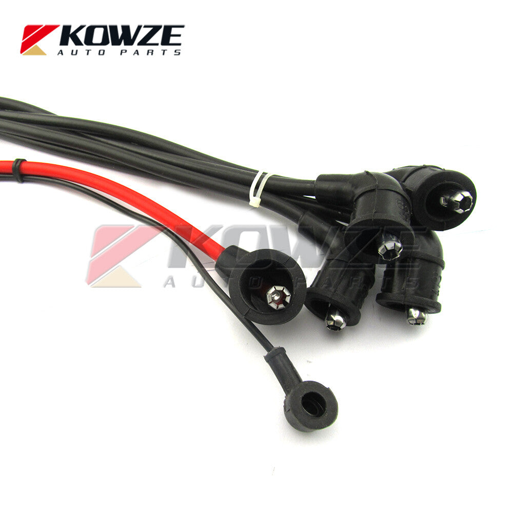 Spark Plug Wire Ignition Cable High Tension Set for Pajero Montero 2nd 4G54 2.6L