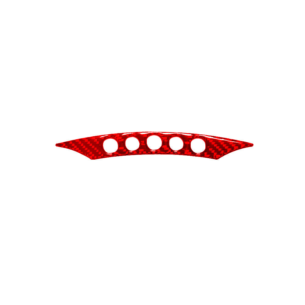 Red Speedometer Button Trim Cover Carbon Fiber for Mercedes R-Class 2009-2012