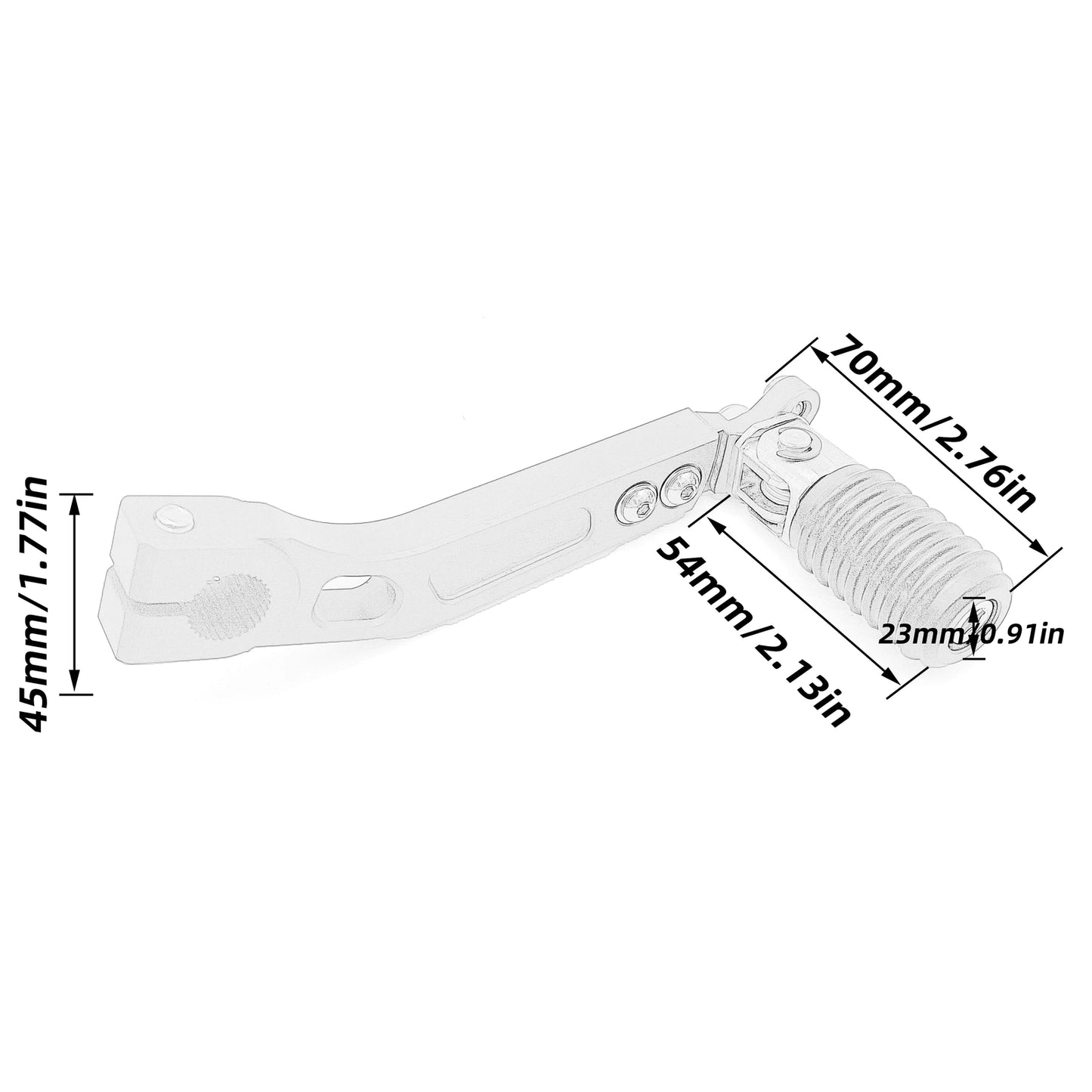 REALZION Motorcycle Adjustable CNC Folding Gear Shifter Shift Pedal Lever Fits