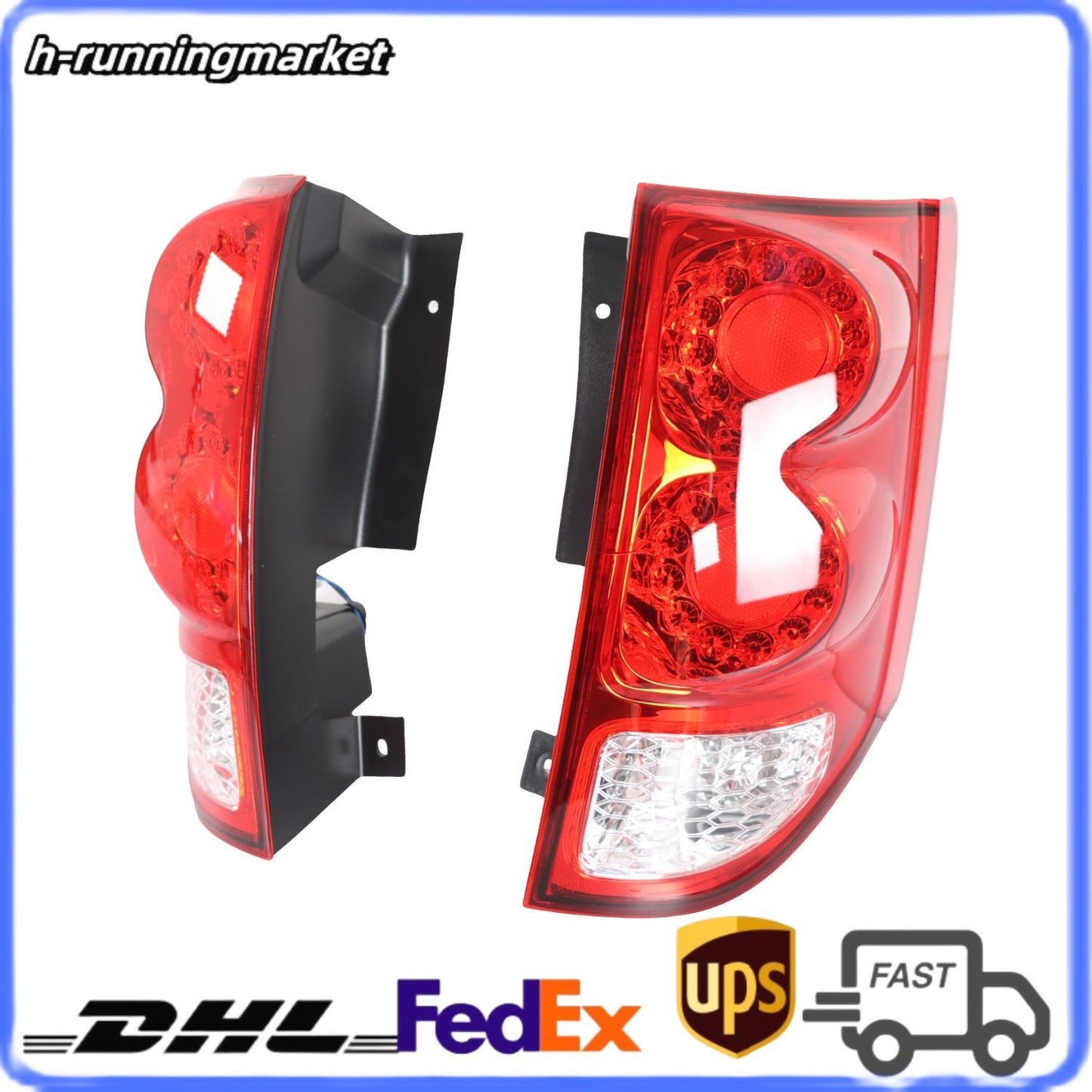 For 2011-2020 for Dodge Grand Caravan LED Tail Lights Lamp Driver Passenger Side