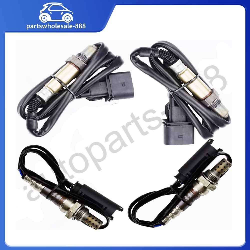 4pcs Oxygen sensor 1 2 Upstream+Downstream For 2002-2005 for BMW 745i 745Li 4.4L O2