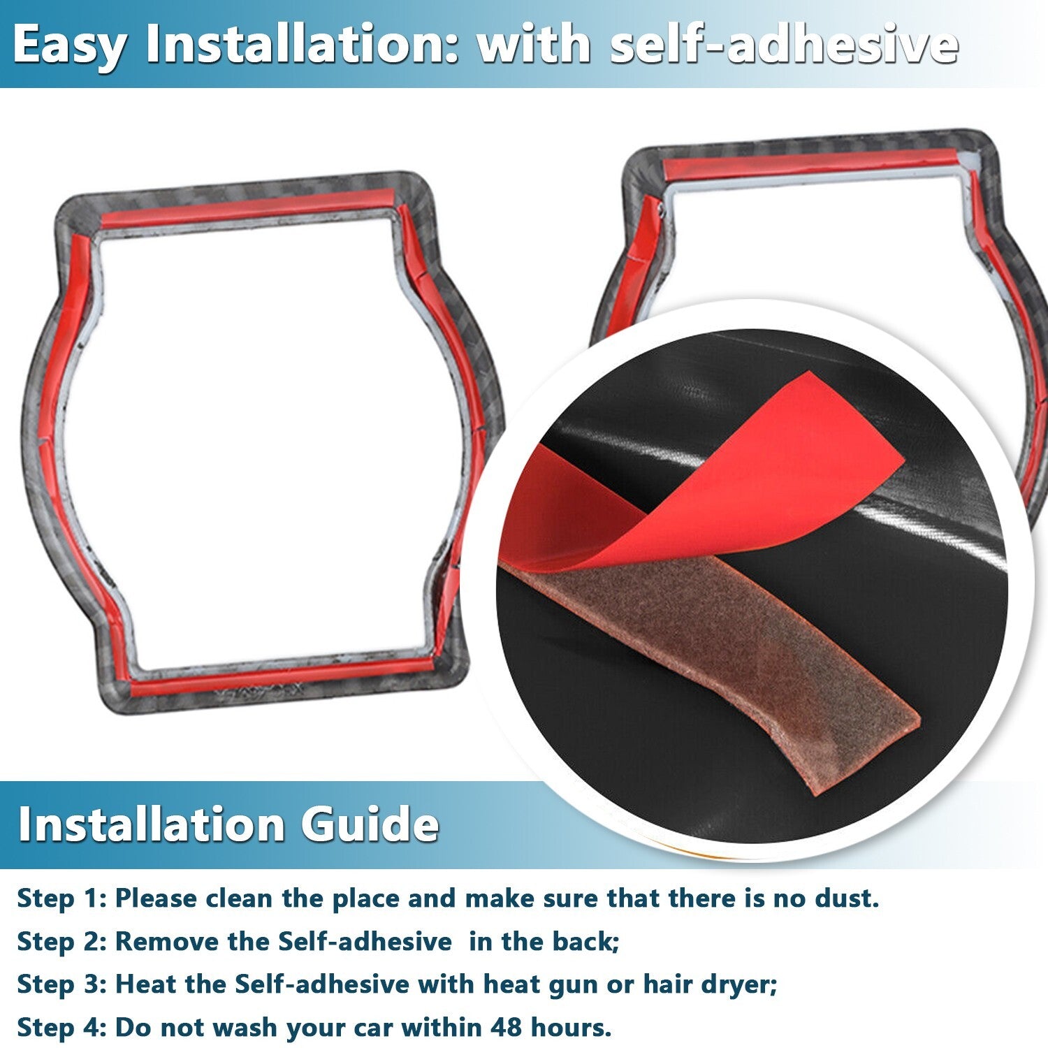 Red Rear Water Cup Holder Frame Trim for Dodge Nitro/ for Jeep Liberty 2007-2012