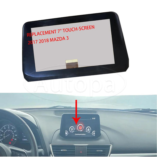 7 TOUCH-SCREEN For 2017 18 for MAZDA 3 GPS NAVIGATION RADIO DISPLAY REPLACEMENT