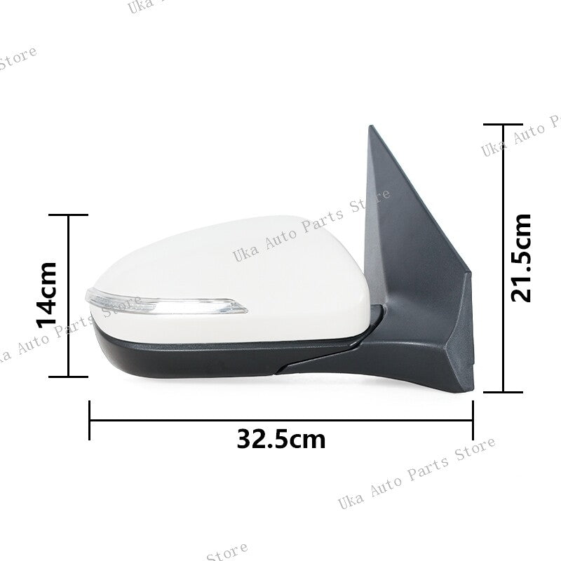 Left Side Door Rearview Mirror 5-Pin W/ Turn Signal for Hyundai I20 2016 2017