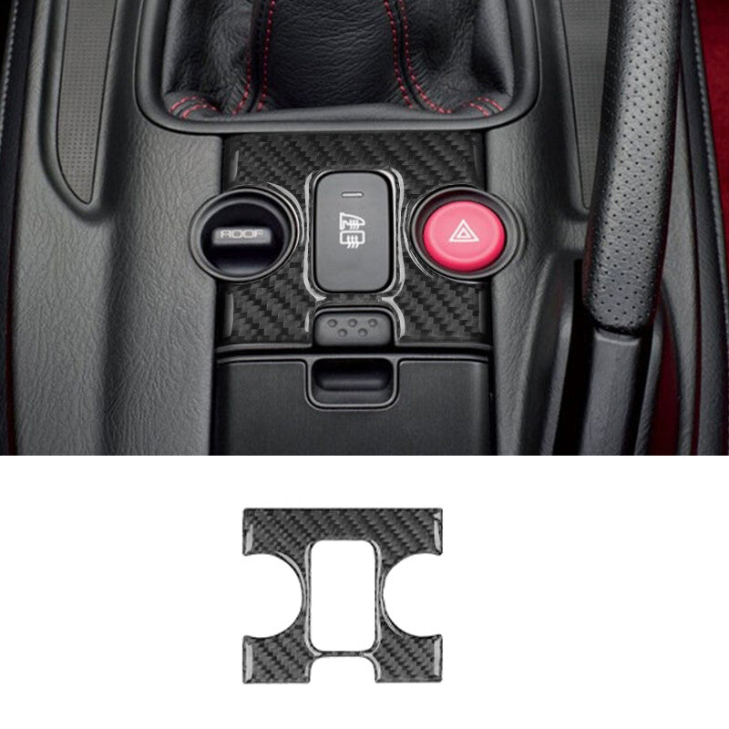 27Pcs Carbon Fiber Interior Full Sets Cover Trim Kit for Honda S2000 2004-2009