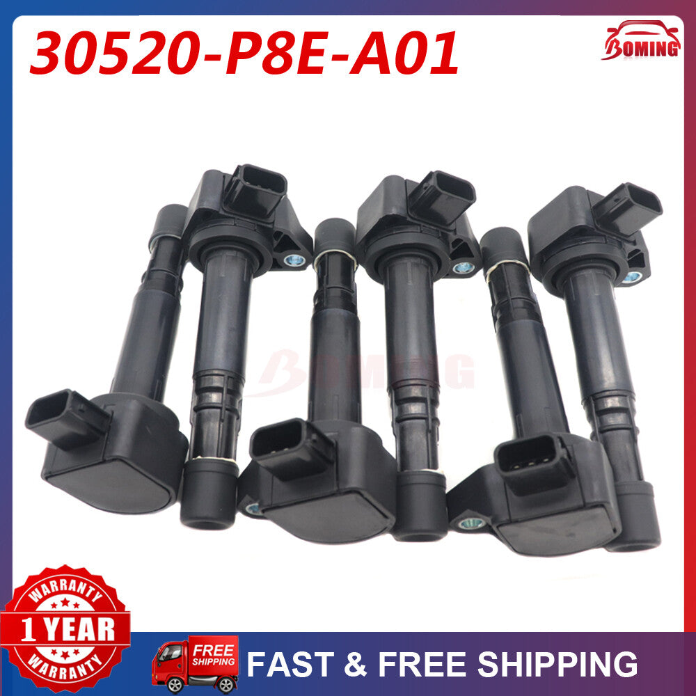 6X 30520-P8E-A01 ignition coil is suitable for Honda Accord, Odyssey, for Acura CL TL 30520P8EA01