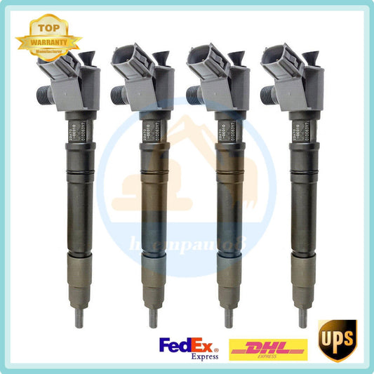4Fuel Injectors 23670-0E010+295700-0550 for Toyota Hilux 2.8L 1GD 2004-2019 CN