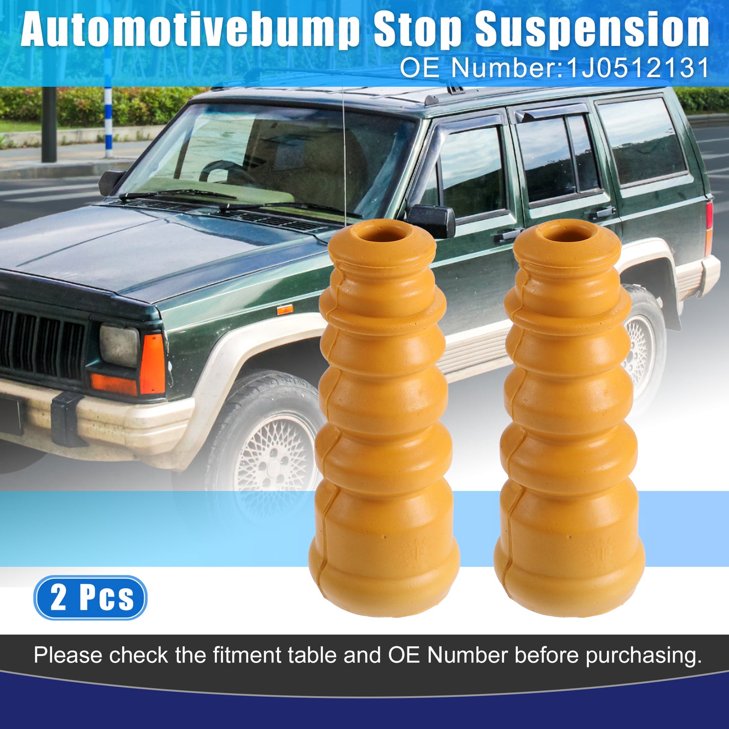 for Volkswagen for Jetta 02-05 No.1J0512131 Rear Shock Absorber Stop Kit (2 pieces)