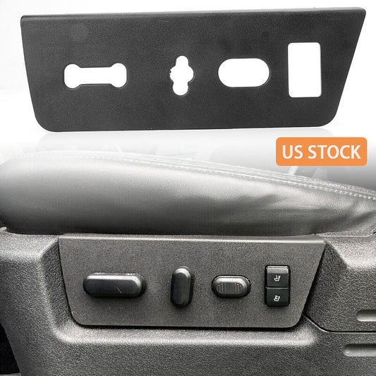 Front Driver for Seat Switch Housing Trim Bezel Panel Black for Ford F150 2009-2014