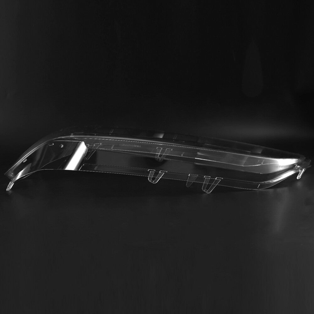 The transparent headlight lens cover for the left front headlight is suitable for BMW X5 E53 2000 - 2003.