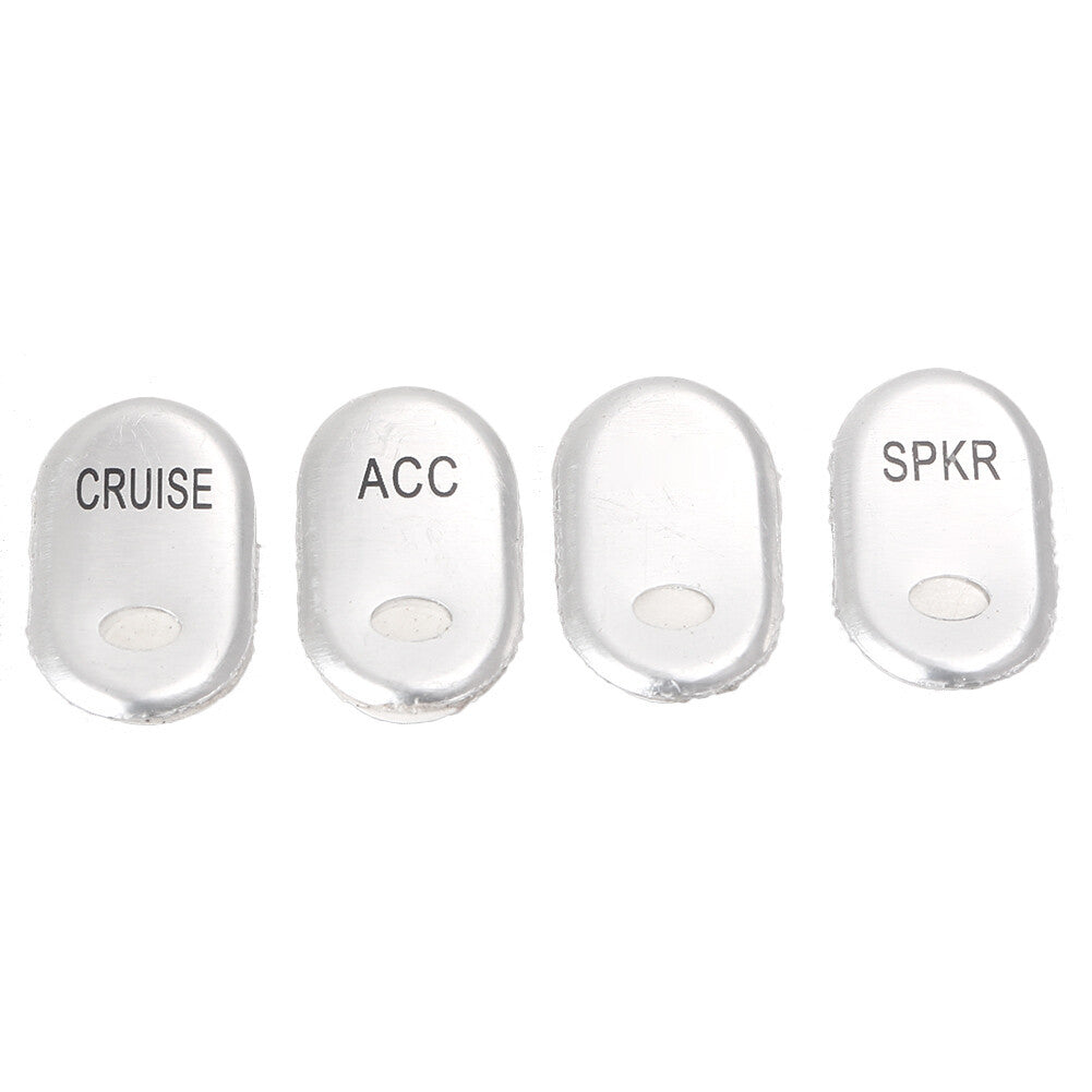for Harley FLHTCU FLHTCUTG Stainless Steel Switch Panel Switch Covers Chrome