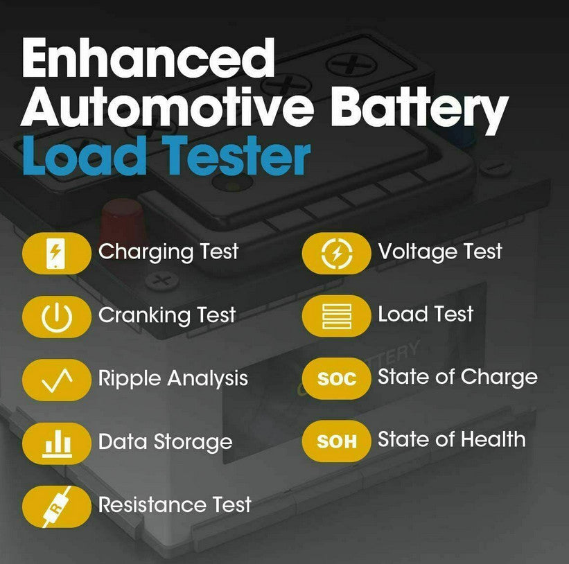 BM520 Battery Tester Diagnostic Tool Scanner Analyzer 12V 24V for Toyota