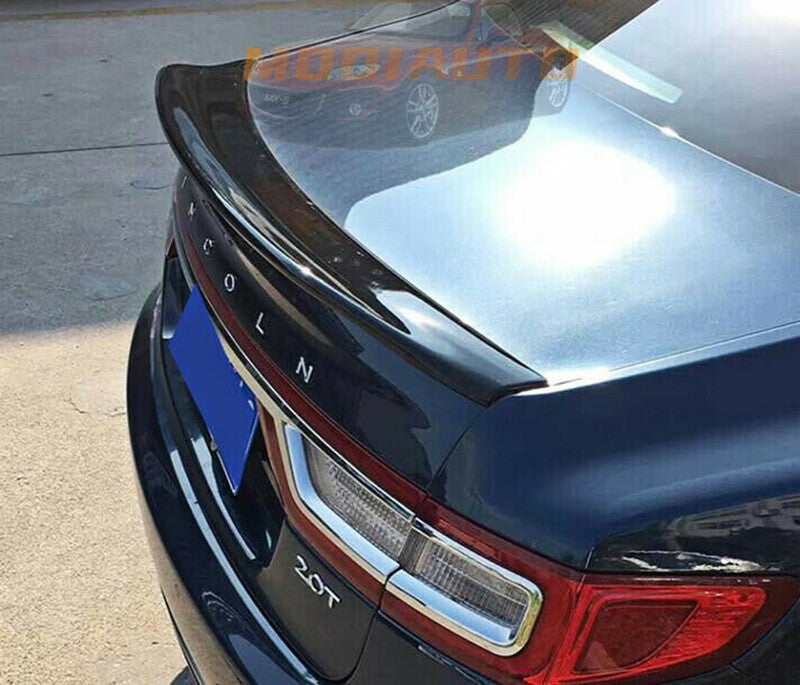 for Lincoln 2017-2021 Piano black Rear Tail Trunk Spoiler Wing Lip