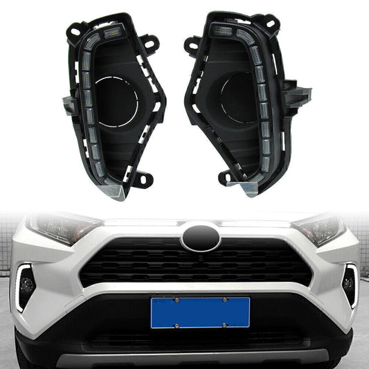 LED Daytime Running Lights DRL For 2019 2020 for Toyota RAV4