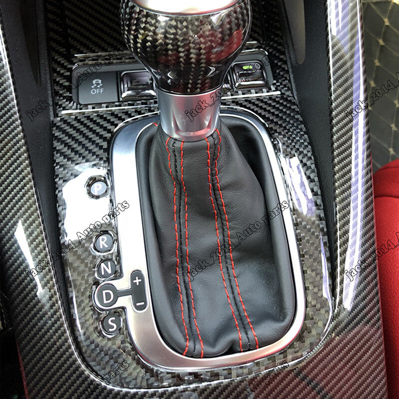 Real Carbon Fiber Gear Panel Panel Decal for Volkswagen for VW for Golf MK6 GTI R20 AT