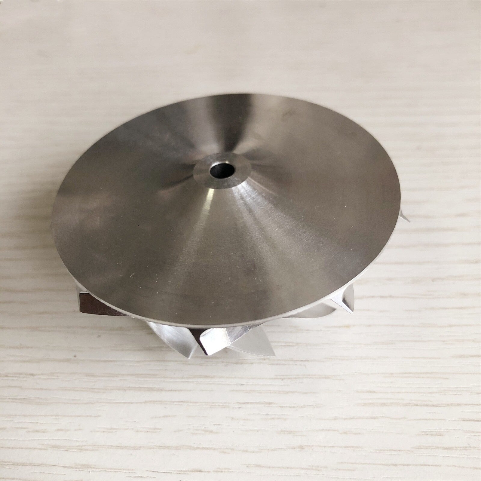 GT15-25 53.11/70.98 mm 9+0 Blade Aluminum 2618/Milling/Blank Compressor Wheel
