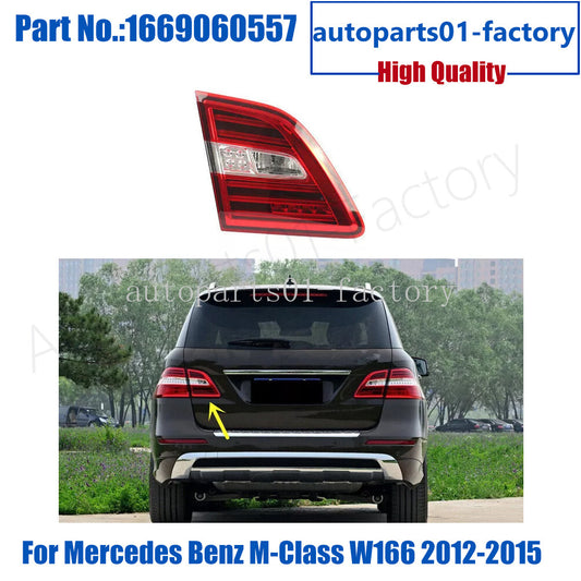 1669060557 Rear Left Inner Tail Light Lamp for Mercedes Benz M-Class W166 12-15
