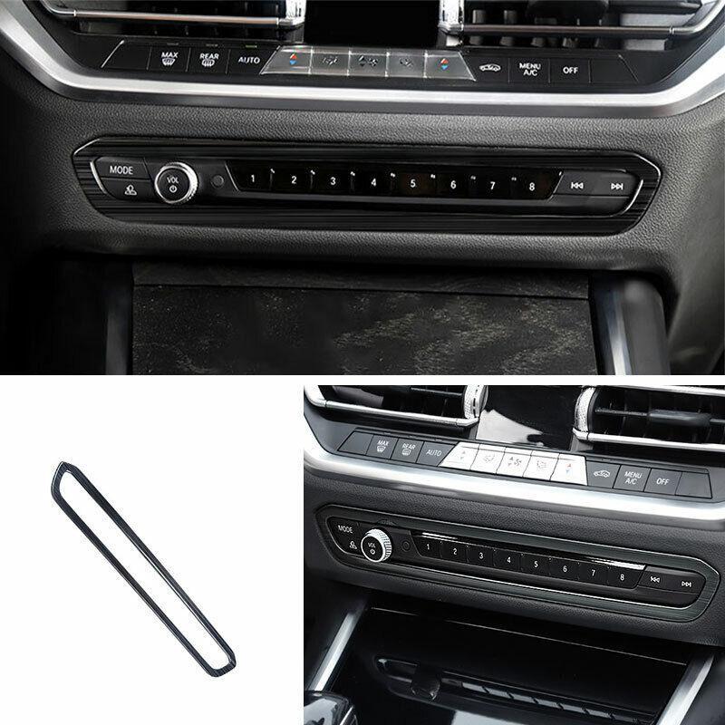for BMW 3 Series G20 2019-2021 Black Titanium Volume Switch Button Panel Trim
