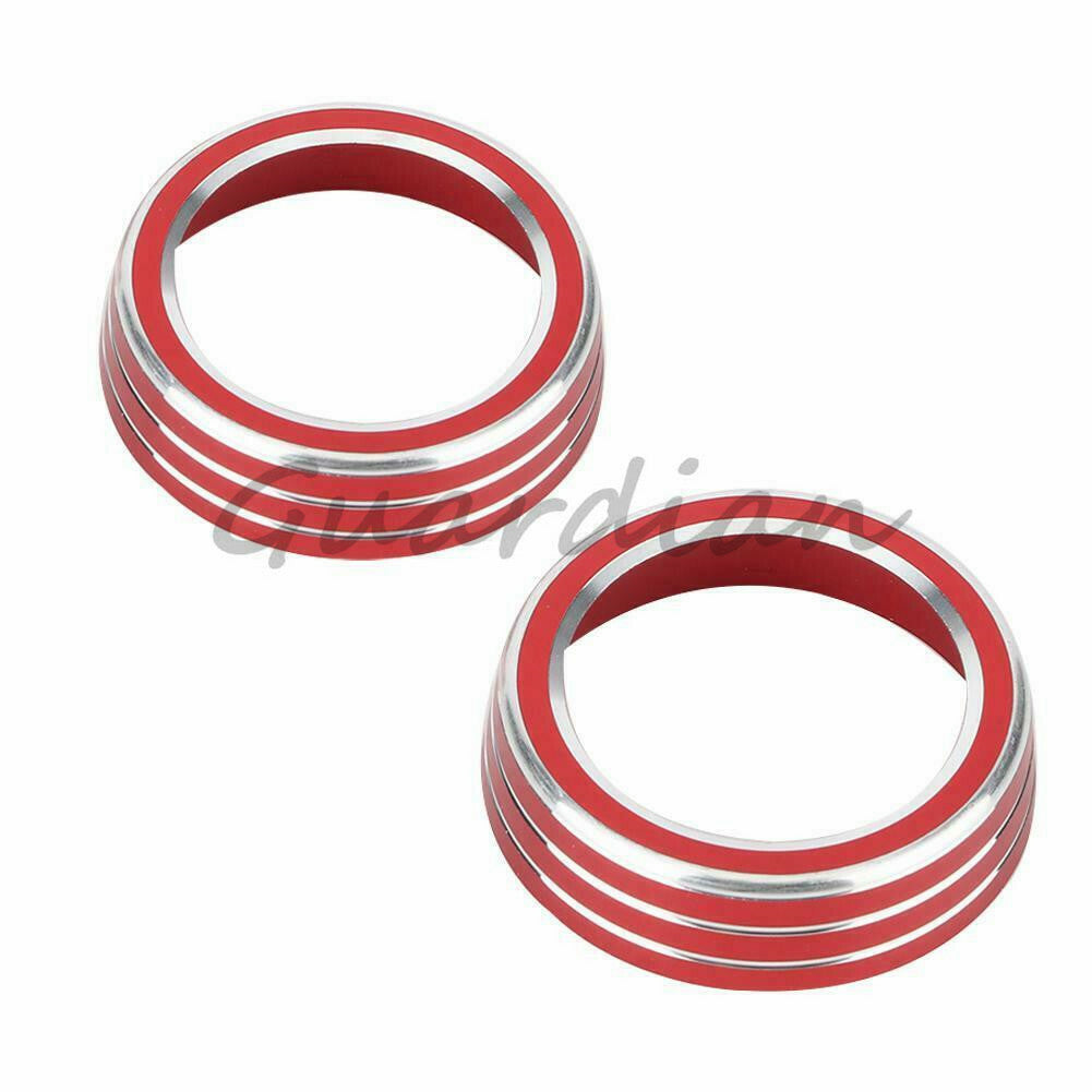 Red air conditioning Knob decorative cover ring for Honda for Civic 10th 16-20