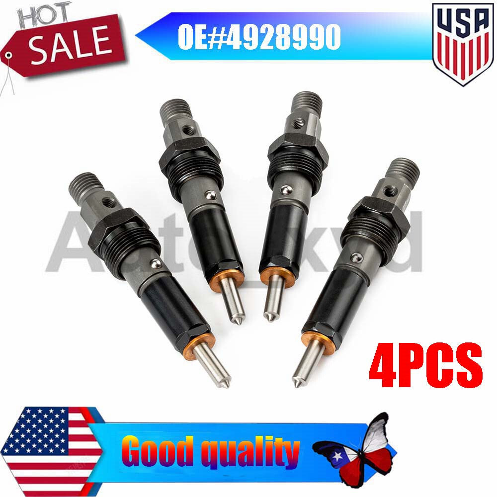 new Diesel Fuel Injectors 4928990 390KAL59P6 Kit for 4BT XYD Engine