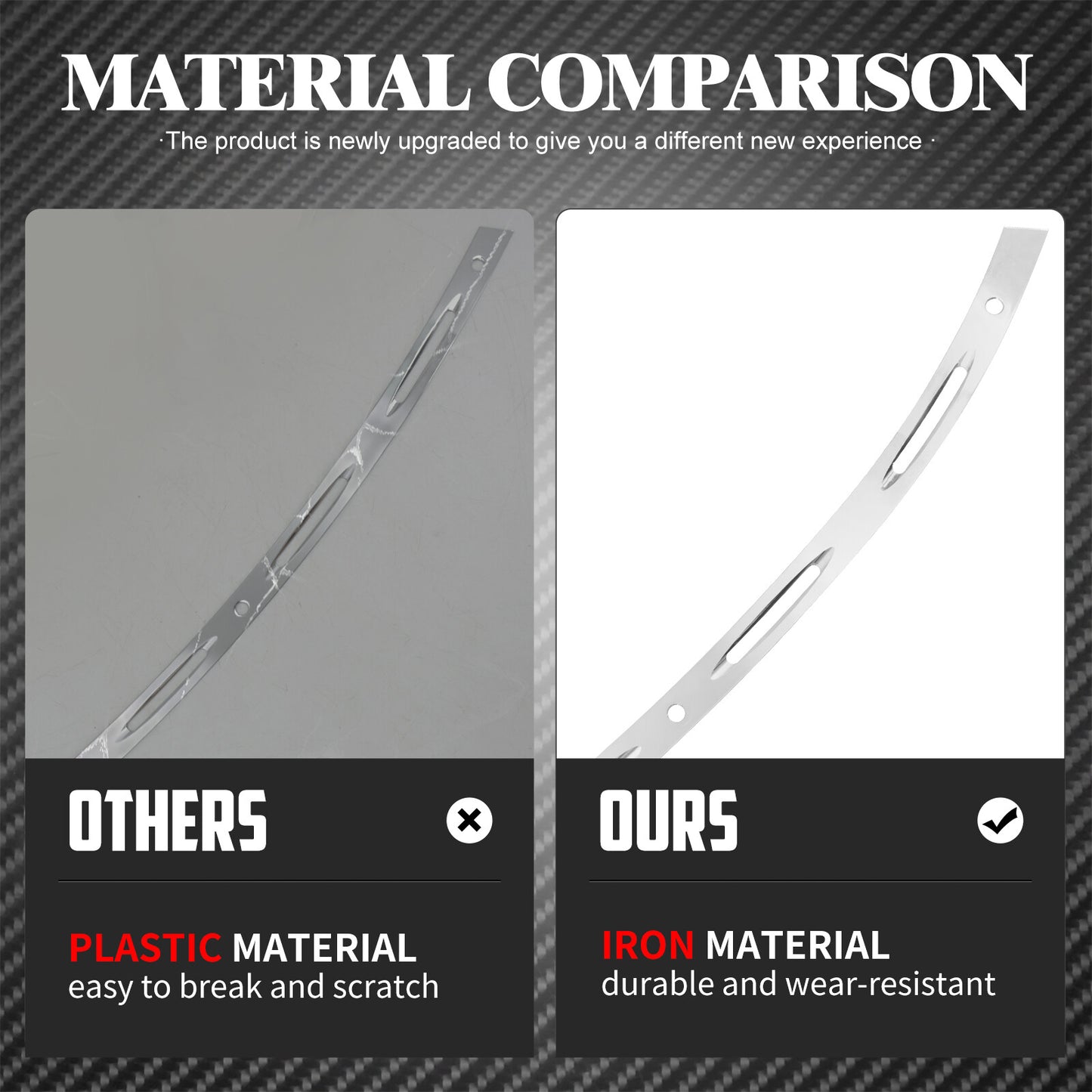 CNC Front Windscreen Windshield Trim Strip Fit for Harley Street Glide FLH 14-23