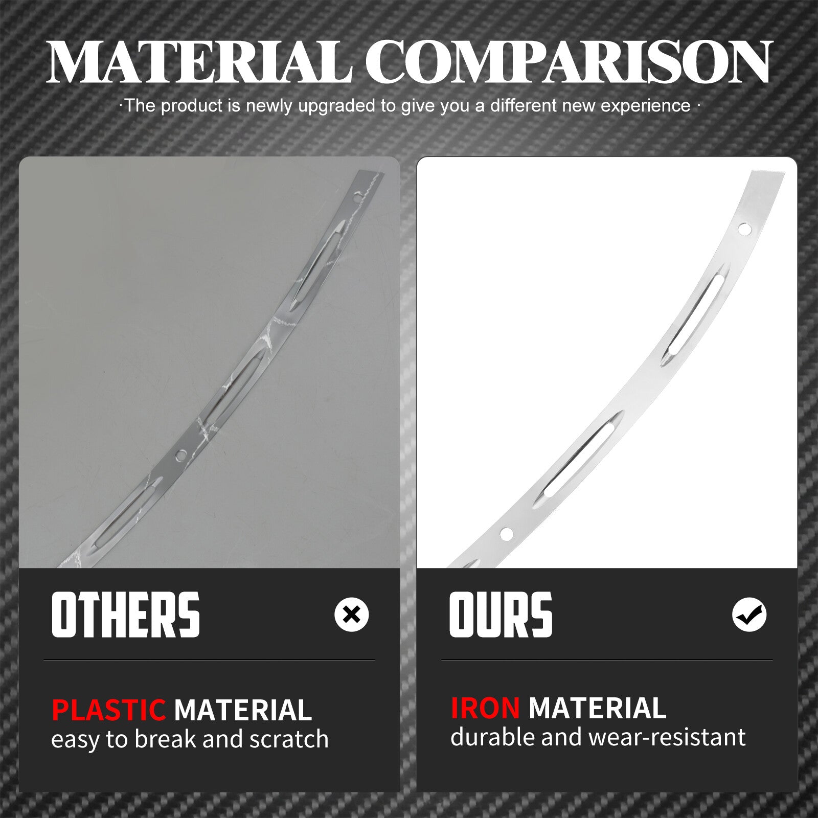 CNC Front Windscreen Windshield Trim Strip Fit for Harley Street Glide FLH 14-23