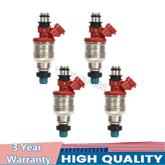 4-piece fuel injector kit 23250-35040 for Toyota 4Runner; pickup T100 22RE 2.4L; price 89-95; new.