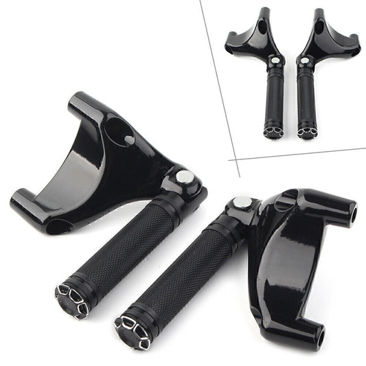 Black Rear Passenger Footrest Peg Mount for Harley Sportster XL883 1200 2004-13