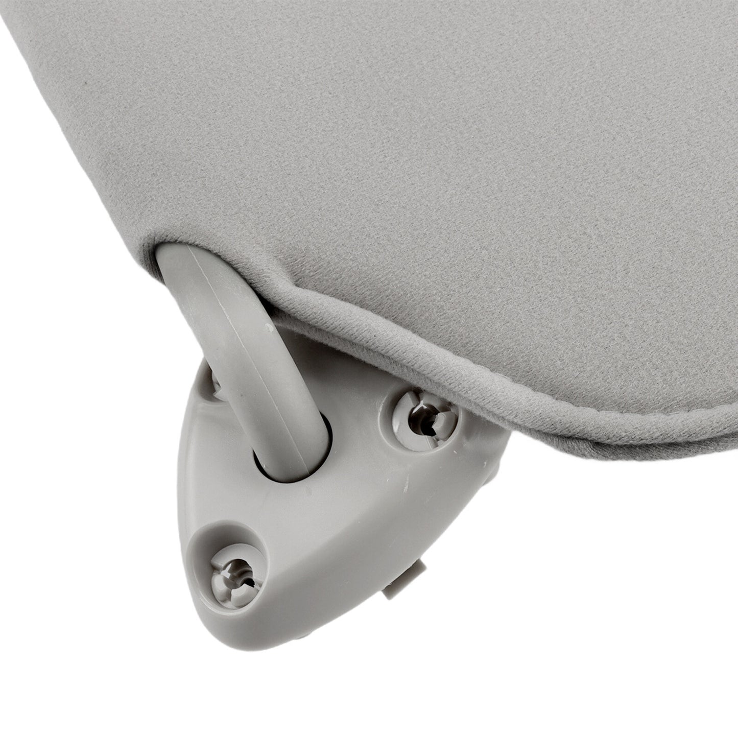 A pair of grey left and right sun visors with lights for a 2014 for Chevrolet Express for GMC Savana 1500.