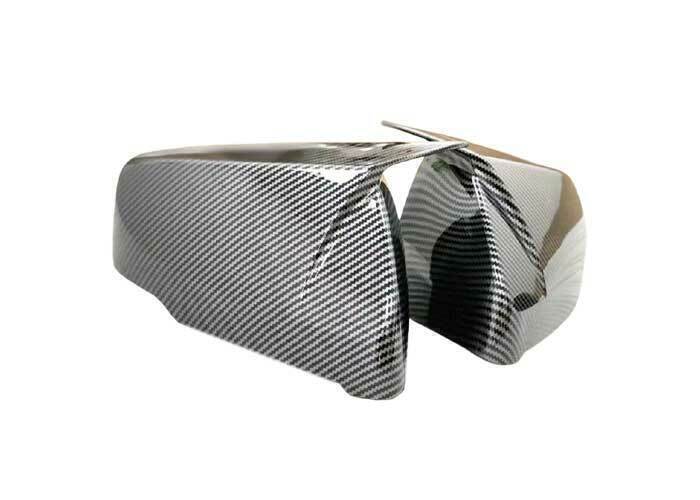 for Cadillac CT5 20-2024 Carbon Fiber Door OX Horn Rearview Mirror Cover Trim 2P