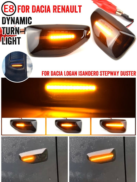 Dynamic Side Marker Light for Dacia Logan MCV II Sandero Stepway Duster II