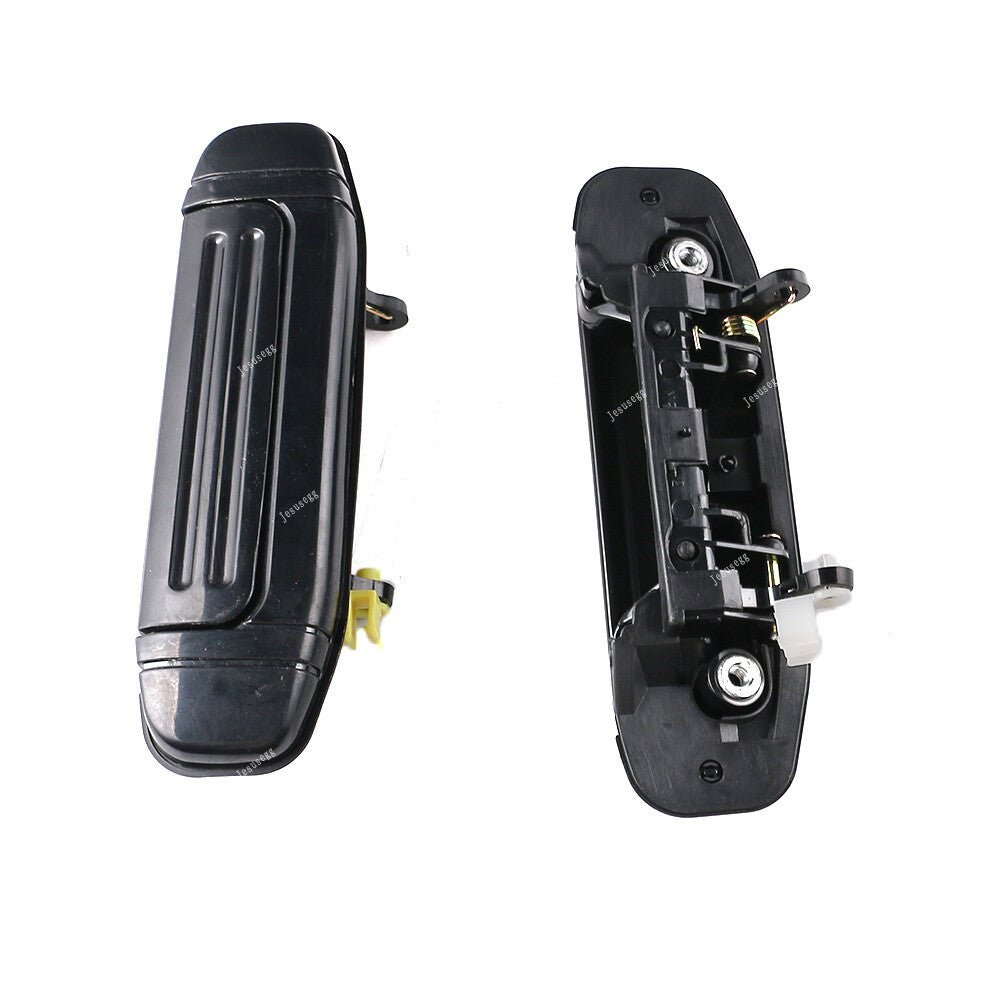 Pair Outside L+R Front Door Handle Black for Mitsubishi Montero for Pajero V46 V31