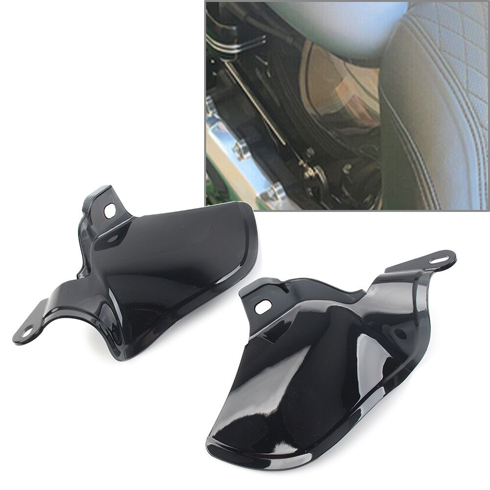 for Harley Softail 2018-2023 Tan Reflective Saddle Shield Air Heat Deflector ABS