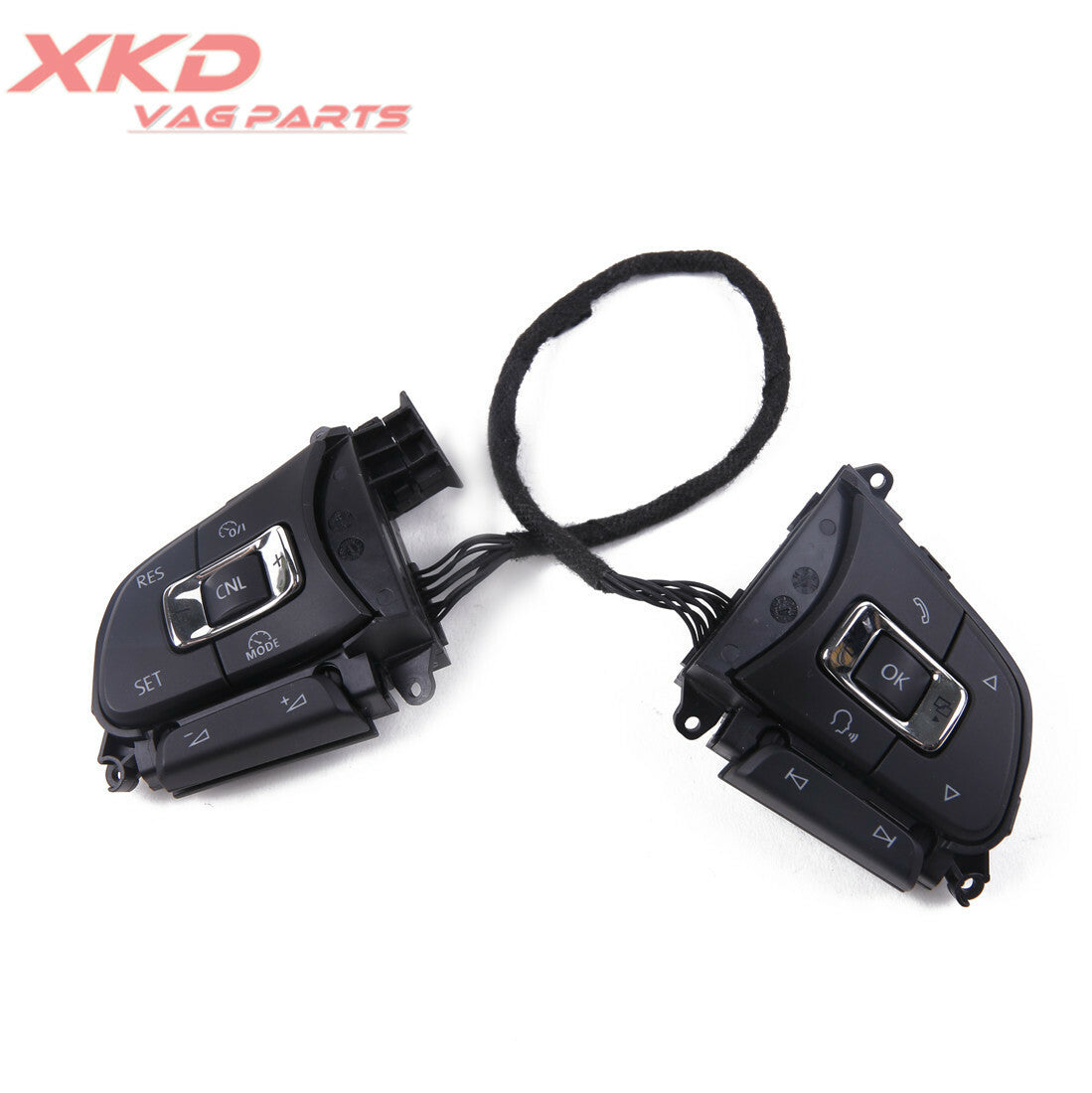 Chrome steering wheel with multi-function buttons 5NG959442, suitable for Volkswagen for Tiguan .
