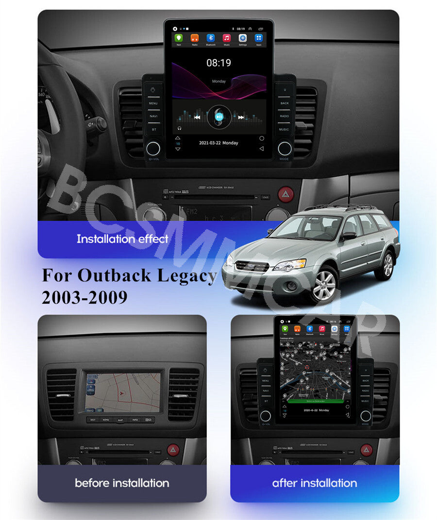 Fit for Subaru Outback 2003-2009 Android Car Stereo Radio GPS WIFI For CarPlay