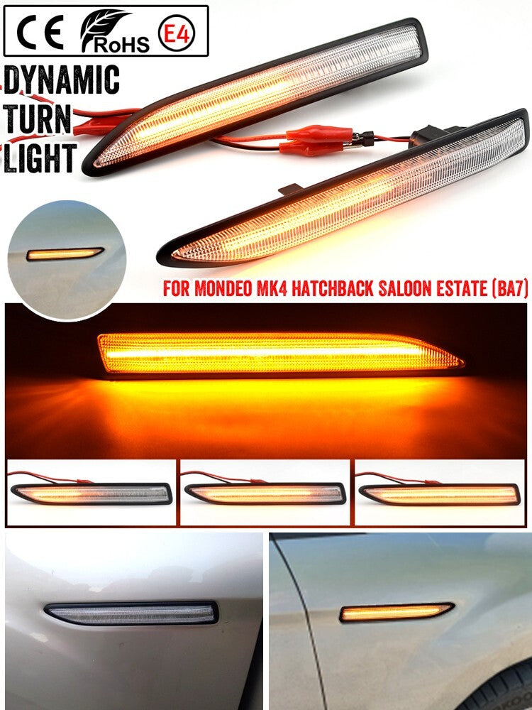Side Marker Turn Light for Ford Mondeo Mk4 Saloon Estate Hatchback (BA7) 03.2007