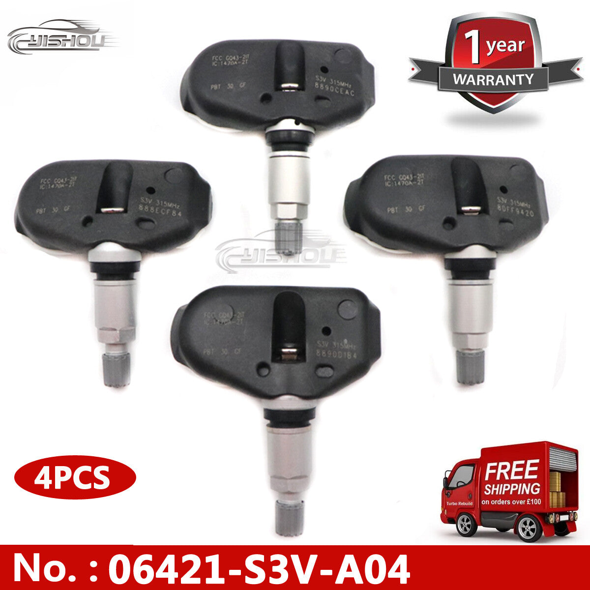 TPMS tire pressure sensor 42753-SHJ-A53 is suitable for Honda Ridgeline Pilot 3.5L and for Acura TL