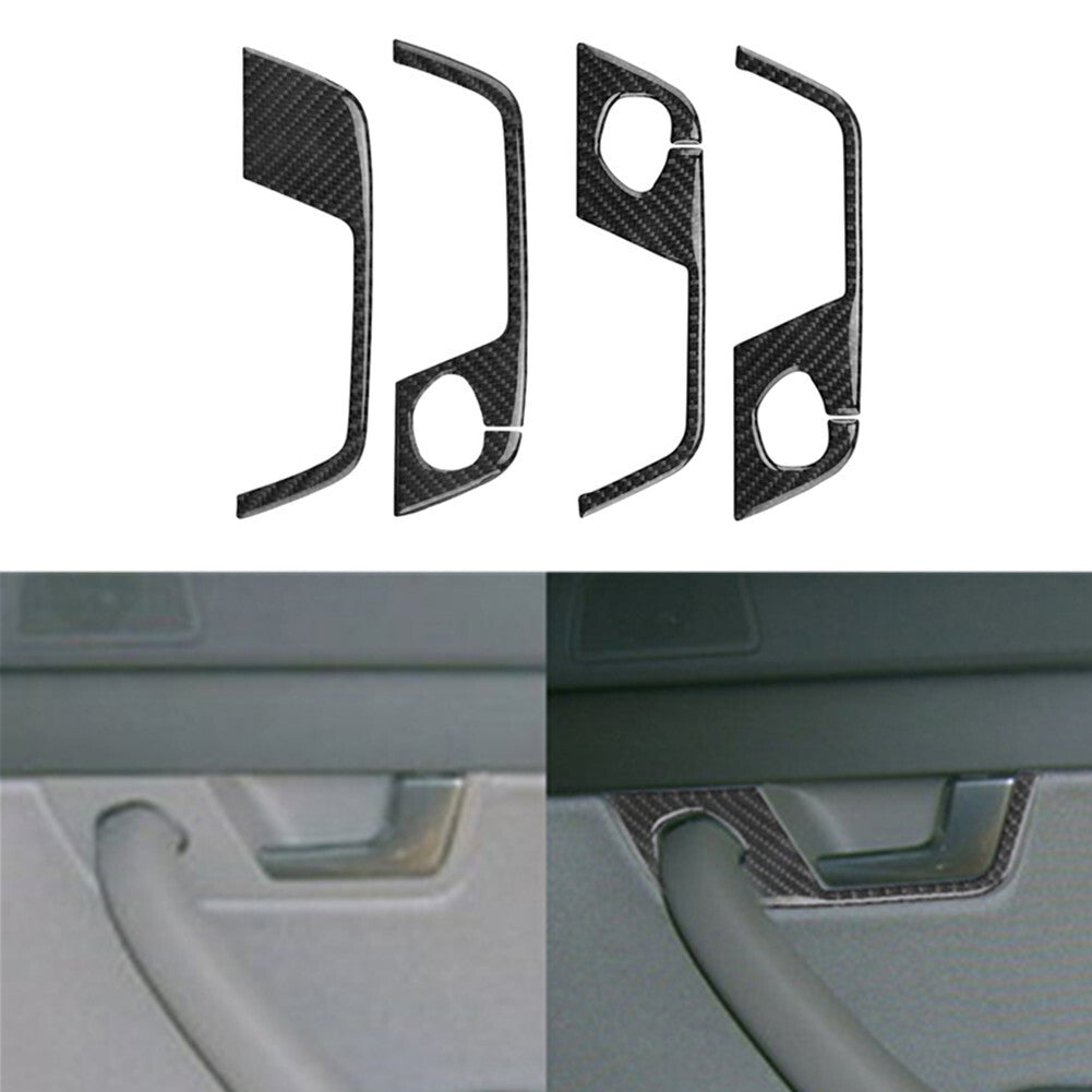 Carbon fiber car door interior trim panel for Audi A4 S4 2005-2008