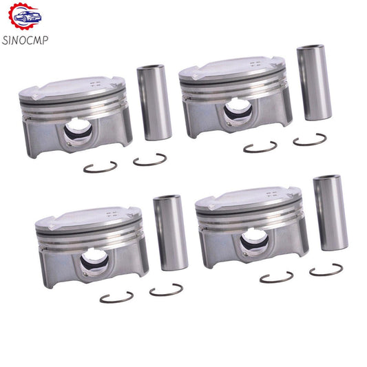 4X Pistons  Pins fits for Hyundai Sonata for Kia Optima 2.0L TURBO 234102G400 2011-2013
