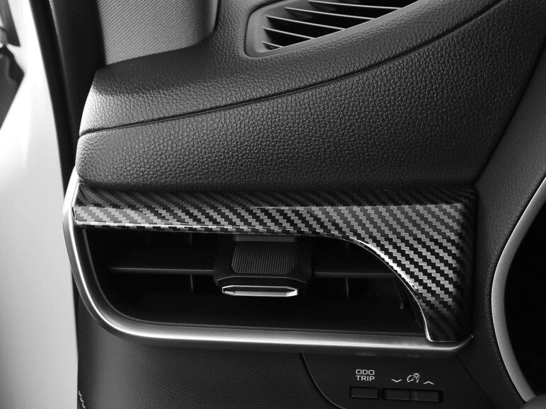 Carbon Fiber for Toyota Highlander 2020-2022 Trim Middle Console Dashboard Strip
