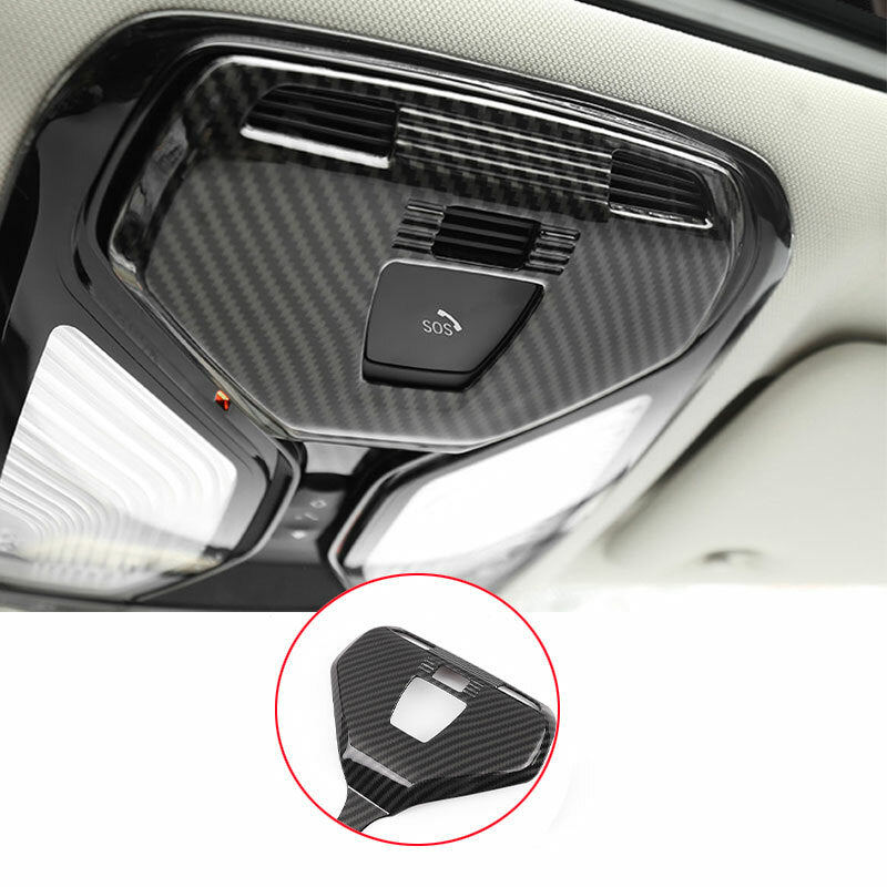 Carbon Fiber Inner Front Reading Light Cover Trim For G20 for BMW 3 Series 2019-2021