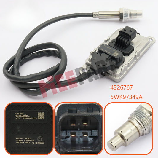 NEW 5WK97349A 4326767 Nitrogen Oxide Nox Sensor compatible