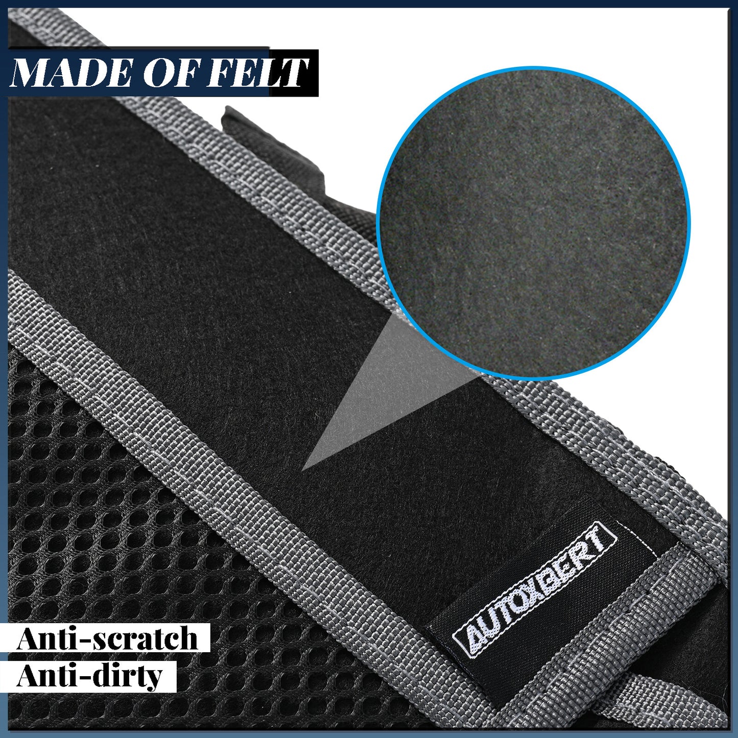 Felt Back for Seat Organiser Hanging Pouch Car Boot Storage Bag SUV Hatchback Trunk