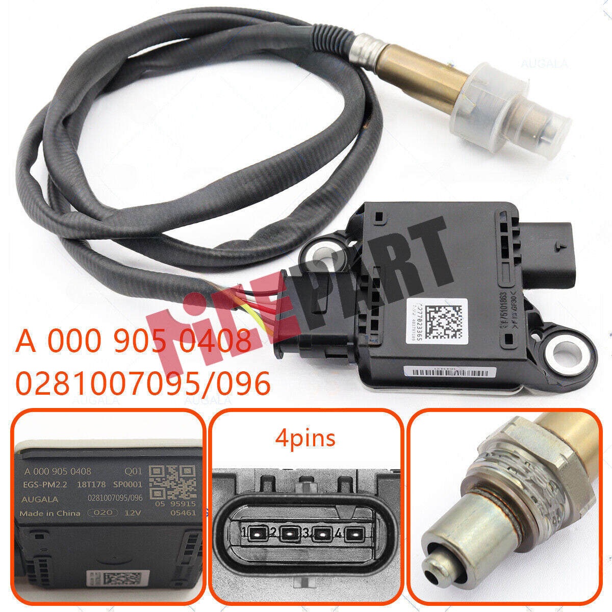 Exhaust particulate sensor A0009050408 is compatible with for Mercedes-Benz GLE (W166) 15-18