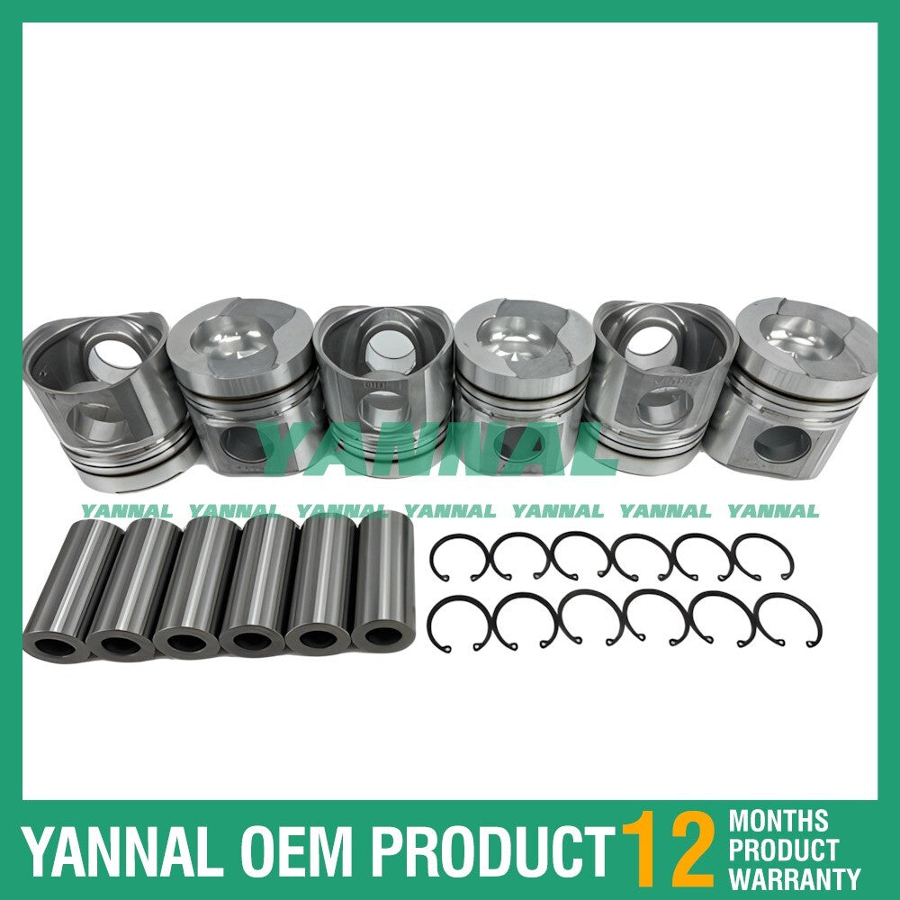 Piston 6136-34-2120 is suitable for Komatsu S6D105.