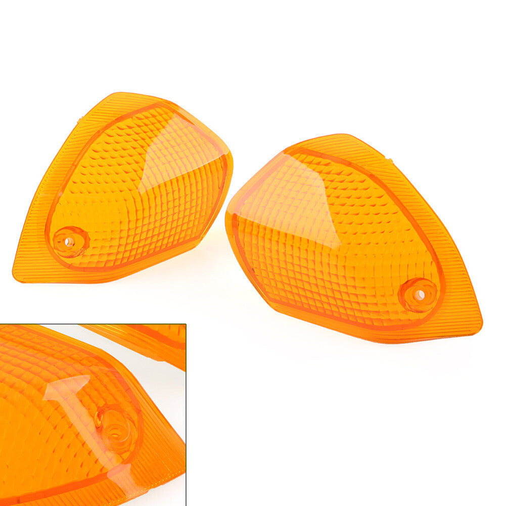 for KAWASAKI ZZR400 1993-03 ZZR600 93-08 Rear Turn Signal Indicator Lens Amber2x