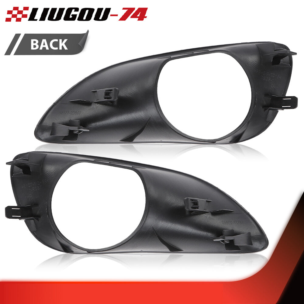 New decorative cover for Toyota Yaris Sedan 07-13 bumper fog lights and driver's light.