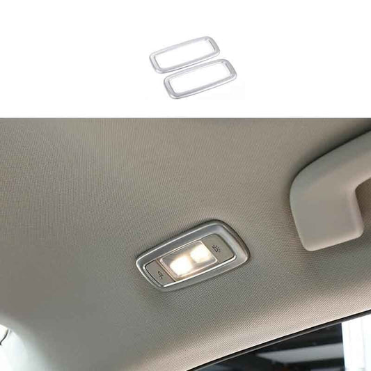 2PCS Silver ABS Cover Trim Rear Reading Light for BMW X3 G01 X4 G02 2018-2021
