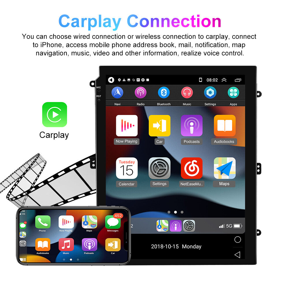 9.7 64GB Car Android 13 Radio GPS Carplay DSP for Cadillac ATS SRX XTS ATSL CTS